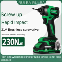 Perceuse sans fil professionnelle Ruiba 230NM RB-SD2108, tournevis électrique 300W, outils de charge de batterie, tournevis à percussion sans balais