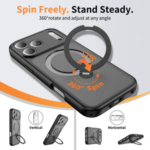 Coque de téléphone magnétique antichoc ultra-fine de qualité supérieure avec béquille pour <span class=keywords><strong>iPhone</strong></span> 14 15 16 17 18 Series – Vente en gros - Product Image 3