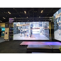 Écran LED d'affichage intérieur P2.9 en aluminium moulé sous pression pour salons professionnels, stands d'exposition, événements temporaires et publicité d'entreprise