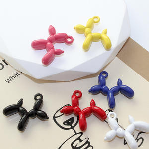 จี้ห้อยคอรูปสุนัขเคลือบสีลูกกวาดสำหรับสร้อยข้อมือแบบทำมืออุปกรณ์เครื่องประดับจี้ห้อยโทรศัพท์มือถือ - Product Image 3