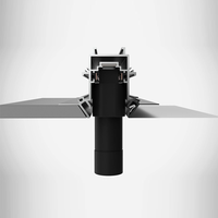 Profil de voie de lumière magnétique en aluminium à led personnalisé d'usine pour plafond tendu en tissu PVC souple