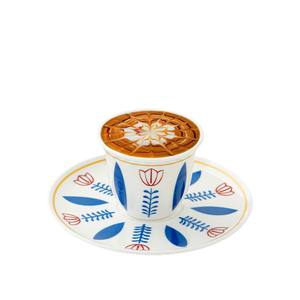 Set di 6 Tazze e 6 Piatti in Stile Arabo-Turco, Servizio di Piatti in Ceramica per Caffè <span class=keywords><strong>Kava</strong></span> del Medio Oriente, Regali Aziendali Disponibili - Product Image 5