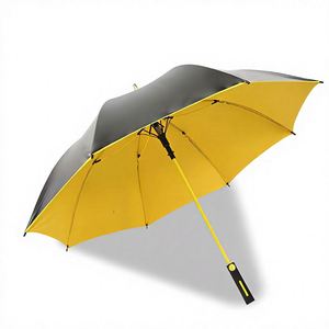 Paraguas de Golf Semiautomático Extra Grande con Mango Largo, 8 Varillas, Resistente a la Intemperie, con Revestimiento Negro Grueso y Protección Solar - Product Image 1