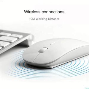 Modern High Wireless Mouse Sem Fio Recarregavel Rgb 2.4g Wireless Blue-tooth Mouse for Laptop - Product Image 2