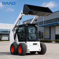 Pengiriman Gratis Suku Cadang Mini Skid Steer Loader Aksesoris 4 in 1 Bucket Hydro Bucket Trencher Backhoe Swing Digger