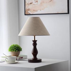 Vintage Romantic Solid Wood Table <b>Lamp</b> Dimmable Warm Bedside <b>Lamp</b> for Bedroom Living Room American <b>Retro</b> Style for Wedding - Product Image 1