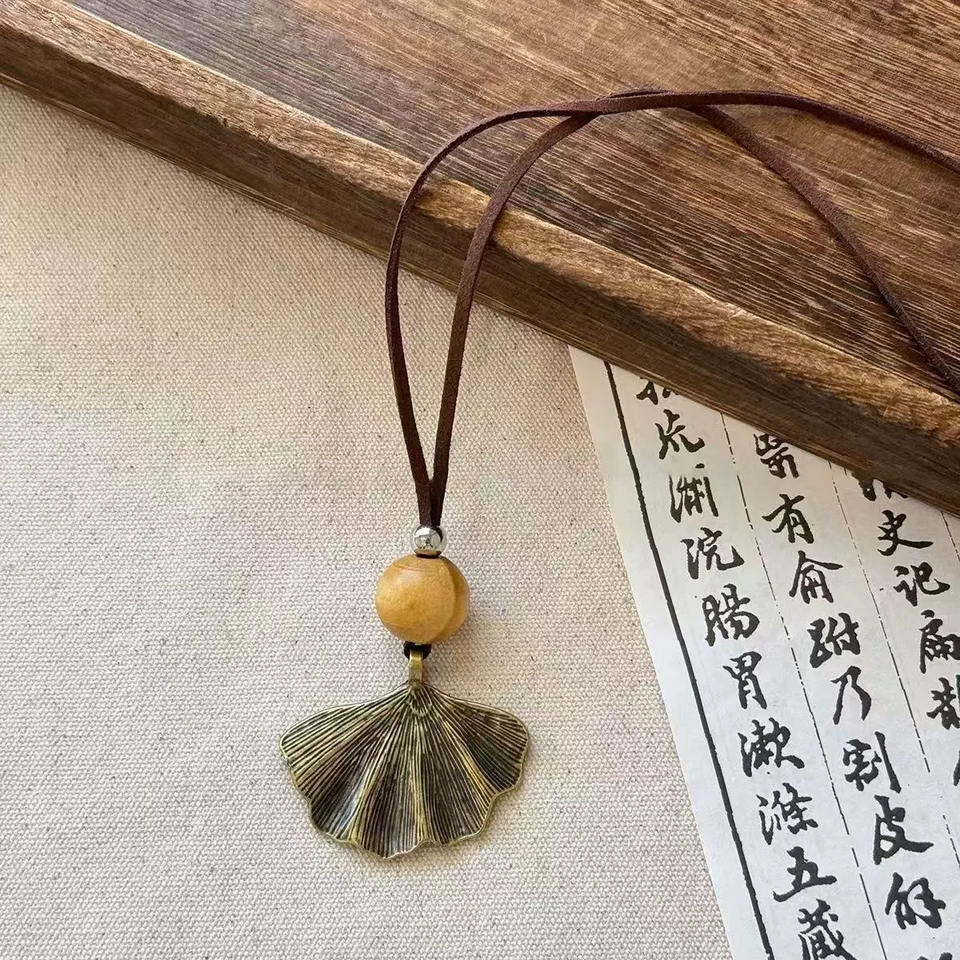 1PC Boho Vintage Style Pendant Necklace Versatile Sweater Chain Ethnic ...