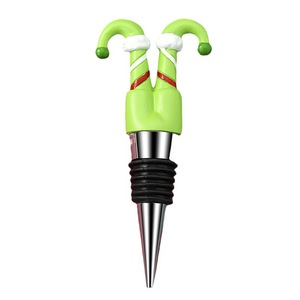 Christmas <b>Wine</b> Stoppers Zinc Alloy Bottle Stopper Set Holiday Decorative <b>Wine</b> Accessories For Party Gift Collection - Product Image 5