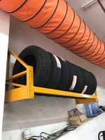 Étagère murale de rangement pour pneus, en acier robuste, pour atelier de réparation automobile