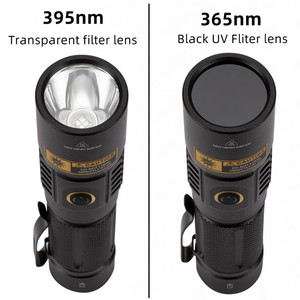 Clip de bolsillo 20W 395/365nm UV LED linterna tipo C recargable Blacklight curado gato Tinea mascota Detección de orina antorcha lámpara - Product Image 2