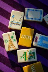 Acrylic Material - Elegant Game Set - Suitable Engraved Luxury Set American Mahjong Tiles for Adult <b>Entertainments</b> - Product Image 6