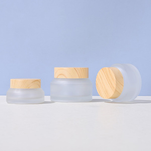 Venta Directa de Fábrica, Frascos de Vidrio de Lujo para Cuidado de la Piel, Crema Facial, Corporal y para <span class=keywords><strong>Ojos</strong></span>, Frascos de Vidrio Esmerilado Resistentes <span class=keywords><strong>con</strong></span> Tapas - Product Image 3