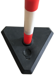 WB510B Bollard d'avertissement délinéateur de sécurité routière PE Post avec de l'eau pour augmenter le poids - Product Image 4