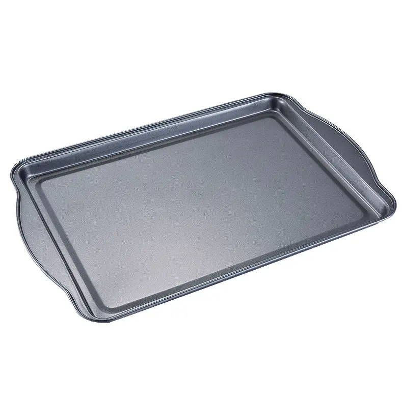 Ustensiles de cuisine à domicile en métal noir en acier au carbone pour plaques de cuisson, ustensiles de cuisson antiadhésifs pour biscuits