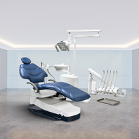 Unité dentaire populaire multifonctionnelle avec chariot mobile Fauteuil dentaire approuvé CE