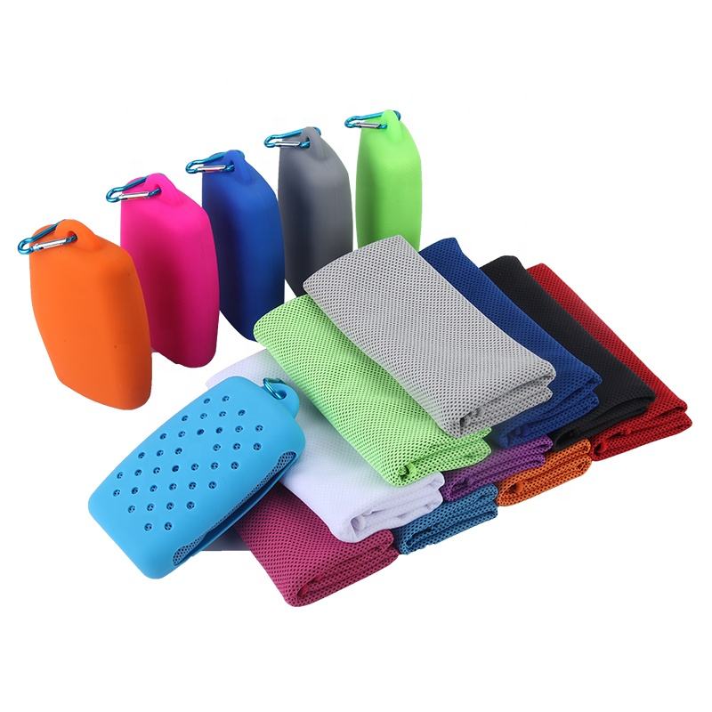 Customizable Cooling Towel for Sports Use Polyester & Nylon Fabric ...