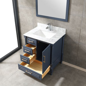 Meuble-lavabo de salle de bain haut de gamme de 30 pouces avec vasque en céramique et caractéristiques résistantes à l'eau - Product Image 2