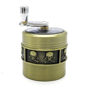 Nuevo Molinillo de Hierbas y Tabaco <span class=keywords><strong>Funway</strong></span> de 55 mm y 4 Capas, de Aleación de Zinc, para Cigarrillos y Especias - Product Image 1