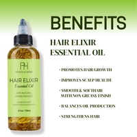 Minyak Elixir Rambut 60ml dengan Logo Custom, Menutrisi Kulit Kepala, Memperbaiki Ujung Rambut Kering dan Bercabang, Meningkatkan Kilau, Perawatan Rambut untuk Semua Jenis Rambut