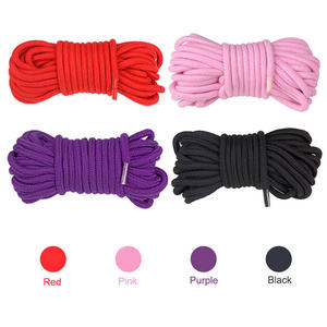 Cuerda de Bondage sexual trenzada suave de 10 metros de largo en rojo, púrpura, Negro, Rosa para atar y otros productos SM - Product Image 3
