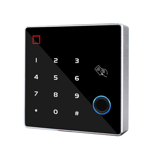 Waterproof Touch RFID Reader Door Keypad Standalone Controller Fingerprint Slaver Reader Biometric Rfid Card Access Controller