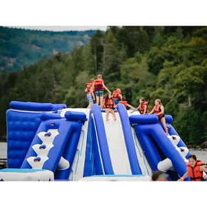 Station de jeux aquatiques gonflables commerciales |   Équipement <span class=keywords><strong>aquatique</strong></span> tout-en-un intégré pour parcs aquatiques et locations - Product Image 1