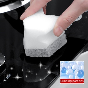 Éponge de nettoyage pour cuisine et salle de bain, éponge à récurer, produits d'entretien, lingette éponge intégrée - Product Image 2