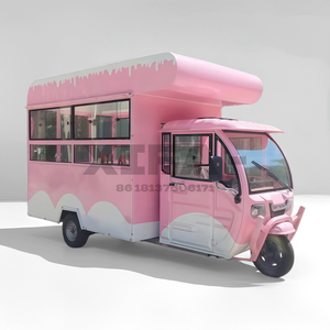 Camion de vente ambulante de crème glacée à forte rentabilité avec vitrine congélateur haut de gamme en acier inoxydable pour la vente de rue - Product Image 4