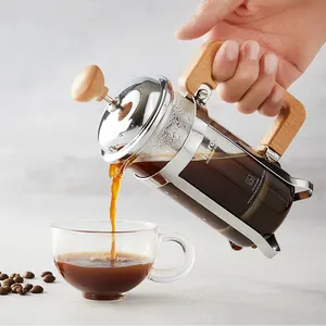 zeroHero French Press Easy To Clean High Borosilicate Glass Coffee Maker French Press Coffee Maker