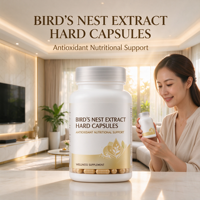 Extrait de nid d'oiseau en capsules dures, complément nutritionnel pour le bien-être