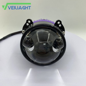 Projecteur de phare bi-LED hyperbolique haute puissance de 3 pouces, lentille de projecteur de 3,0 pouces, similaire à Aozoom Sanvi, avec double laser et ventilateurs turbo - Product Image 4