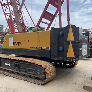 משומש מחיר זוחל מנוף מותג סאני <span class=keywords><strong>80</strong></span> טון מותג סיני מקורי SCC600A אספקת מפעל - Product Image 2