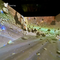 Système de projection holographique immersive 3D à 360° pour murs, système de cartographie interactive, salle de projection pour équipement publicitaire