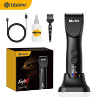 Tondeuse électrique pour chien LILIPRO EagleM 5 en 1, tondeuse silencieuse pour animaux de compagnie, cisailles pour chiots, produit de toilettage pour chats sans fil avec écran LCD