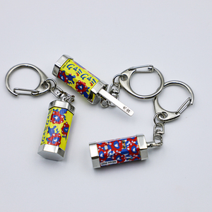 Metallic <b>Customized</b> Lottery Box Lucky Jar 3d 2d <b>Key</b> Chains Keyrings Keychain <b>Ring</b> for Souvenir - Product Image 1