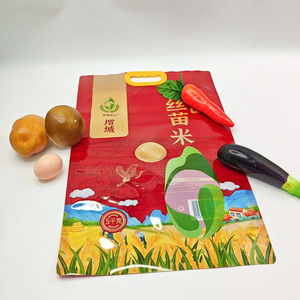 Sac de gousset latéral de sac insipide étanche à l'humidité d'emballage en plastique de qualité alimentaire de 5kg pour les marchandises séchées de noix de riz - Product Image 5