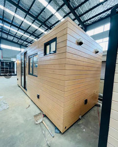 20FT ชุดตู้<span class=keywords><strong>ไม้</strong></span>สำเร็จรูปสำหรับห้องน้ำในสำนักงานหรูหราเคลื่อนย้ายได้เพดานไม้สำหรับห้องครัว - Product Image 4
