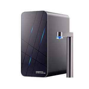 Purificateur d'<span class=keywords><strong>eau</strong></span> compact sans réservoir en plastique sous évier, osmose inverse 2600 GPD, haut débit, faible bruit, pour usage hôtelier et domestique avec UV et TDS - Product Image 1