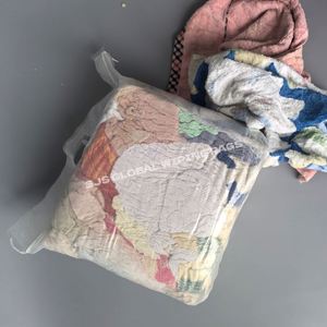 IMPA NO 232907 Trapos de Limpieza Reciclados de 25 kg por Bolsa, Trapos de Toalla de Colores Cortados, Grado A, 100% Algodón para Limpieza - Product Image 1