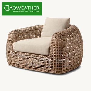 Ensemble <span class=keywords><strong>de</strong></span> canapés <span class=keywords><strong>de</strong></span> <span class=keywords><strong>jardin</strong></span> modernes en rotin imperméable pour l'extérieur - Product Image 2