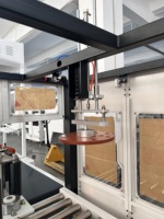 Scelleuse rotative stable Poshysmart, machine d'emballage automatique de boîtes en mousse à réglage servo pour l'emballage express