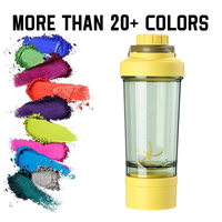 Logo personnalisé Sans BPA En Plastique Sports Gym Fitness Boissons Étanche Protéines Mélangeurs Shaker Bouteille D'eau Shakers Gobelets