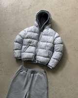 Veste matelassée à capuche pour hommes, manteau d'hiver chaud en duvet, veste à bulles oversize pour la rue