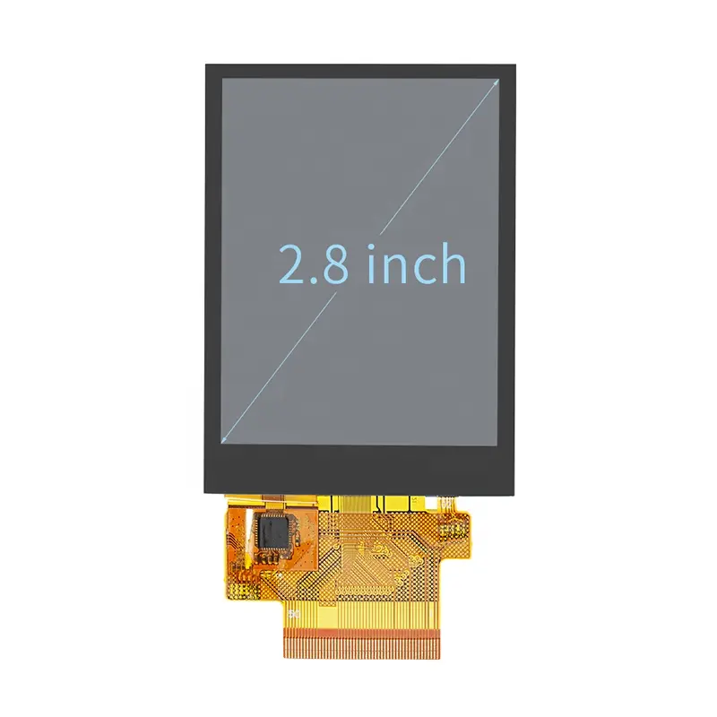 Tela tátil uni i2c, 2.8 polegadas, ips 240x320, touch screen capacitivo, para aplicativos de smart home