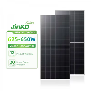 แผงโซลาร์เซลล์ชนิด N ประสิทธิภาพสูง 600W 615W 625W 635W 650W แบบโมโนคริสตัลไลน์สองหน้า สำหรับระบบโซลาร์เซลล์ 600w 610W 62 - Product Image 4
