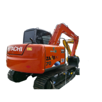 Excavatrice hydraulique Hitachi ZX70 d'occasion, 6,71 tonnes, pour travaux de construction