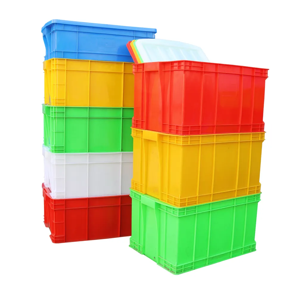 กล่องพลาสติกแบบซ้อนได้,กล่องเคลื่อนย้ายได้สำหรับคลังสินค้าโลจิสติกส์อุตสาหกรรม