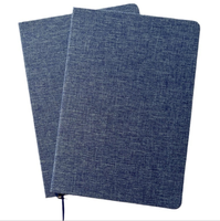 Couverture en tissu de lin A5 personnalisée reliure parfaite cahiers à couverture rigide planificateurs de couverture en tissu