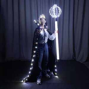 Cetro de diamante blanco LED KTV varita de hadas <span class=keywords><strong>campo</strong></span> de flores brillantes pelo capa brillante barra corona para <span class=keywords><strong>boda</strong></span> Pascua novedosos-regalos - Product Image 4