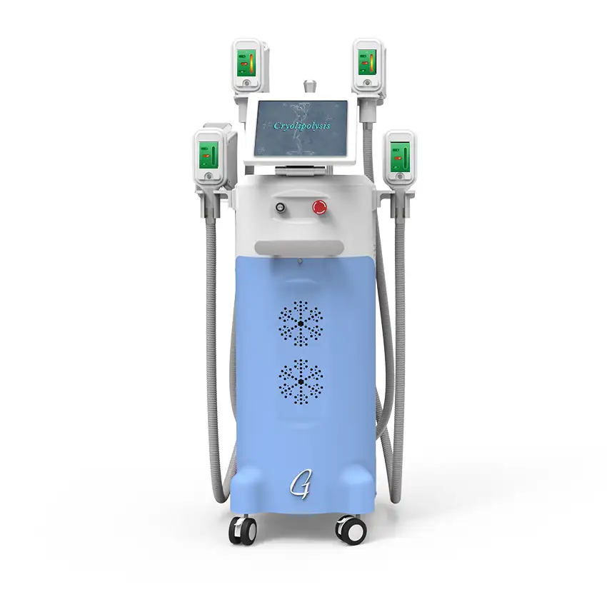 Unique cryolipolysis machine 4 handles criolipolise slimming for clinic use